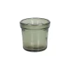 Theelichthouders*DILLE & KAMILLE Waxinelichthouder, gerecycled glas, groen, Ø7 cm