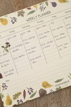 Bakken Met Peren|Kalenders & Planners*DILLE & KAMILLE Weekplanner, papier, perenoogst, A5