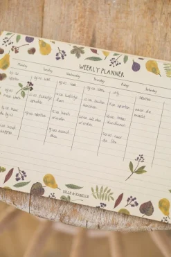 Bakken Met Peren|Kalenders & Planners*DILLE & KAMILLE Weekplanner, papier, perenoogst, A5