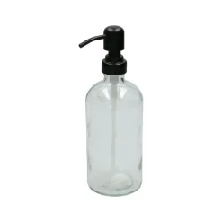 Zeeppompjes En Navulling|Badkameraccessoires*DILLE & KAMILLE Zeeppomp, glas en rvs, 500 ml