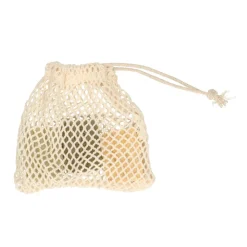 Badkameraccessoires*DILLE & KAMILLE Zeepzakje, bio-katoen