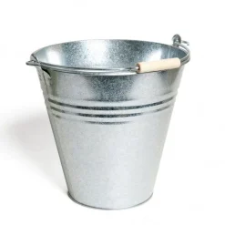 Emmers*DILLE & KAMILLE Zinken emmer met beukenhouten handvat, 10 liter